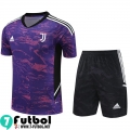 KIT : Chandal Futbol T Shirt Juventus Púrpura Hombre 23 24 TG782