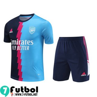 KIT : Chandal Futbol T Shirt Arsenal azul oscuro azul claro Hombre 23 24 TG793