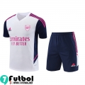 KIT : Chandal Futbol T Shirt Arsenal Blanco, Blanca Hombre 23 24 TG795