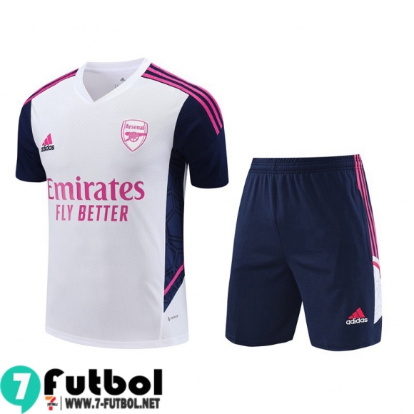 KIT : Chandal Futbol T Shirt Arsenal Blanco, Blanca Hombre 23 24 TG795