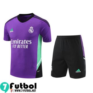 KIT : Chandal Futbol T Shirt Real Madrid Púrpura Hombre 23 24 TG797