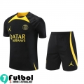 KIT : Chandal Futbol T Shirt PSG negro Hombre 23 24 TG805