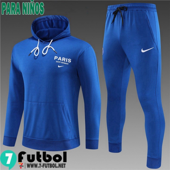 KIT: Sudaderas Deportivas PSG azul Ninos 23 24 TK551