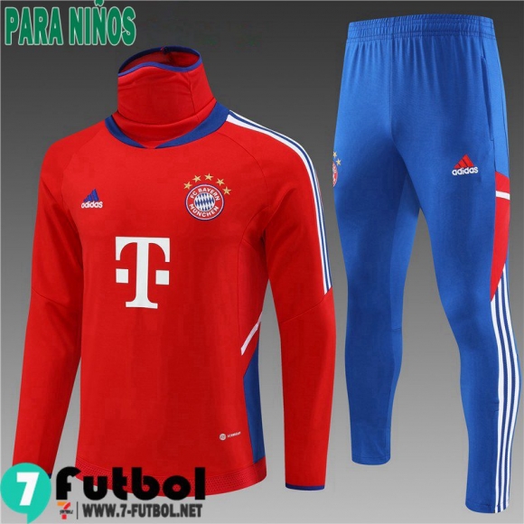 KIT : Chandal Futbol Bayern Munich azul Ninos 22 23 TK566