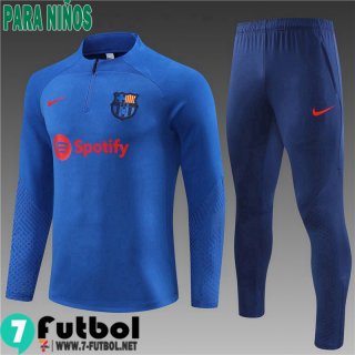 KIT : Chandal Futbol Barcelona azul Ninos 22 23 TK569