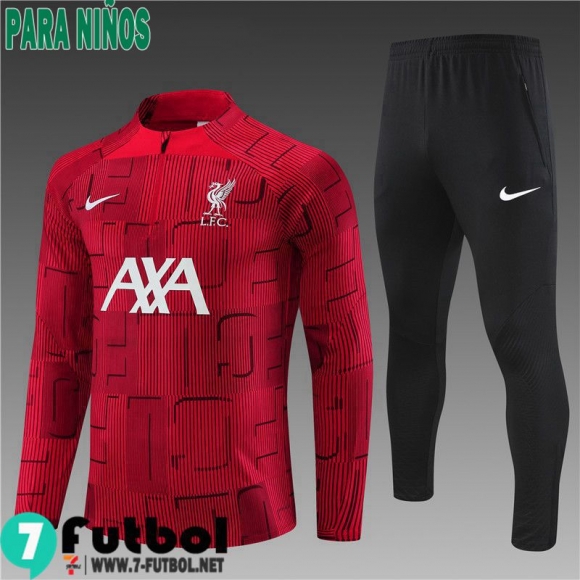 KIT : Chandal Futbol Liverpool Rojo Ninos 23 24 TK576 KIT : Chandal Futbol Liverpool Rojo Ninos 23 24 TK576