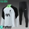 KIT : Chandal Futbol Liverpool Blanco, Blanca Ninos 23 24 TK577