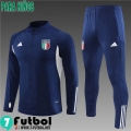 KIT : Chandal Futbol Italia azul Ninos 23 24 TK584