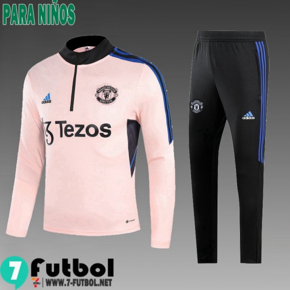 KIT : Chandal Futbol Manchester United rosa Ninos 23 24 TK588 KIT : Chandal Futbol Manchester United rosa Ninos 23 24 TK588