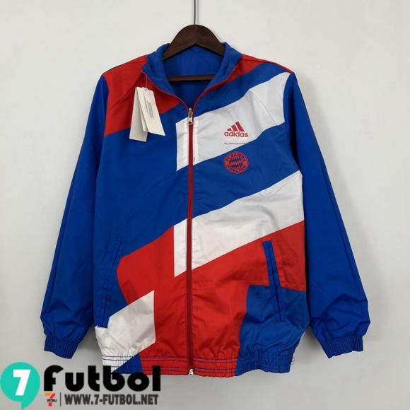 Chaqueta Cazadora Bayern Munich azul blanco rojo Hombre 23 24 WK279 Chaqueta Cazadora Bayern Munich azul blanco rojo Hombre 23 24 WK279