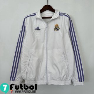 Chaqueta Cazadora Real Madrid Blanco, Blanca Hombre 23 24 WK295