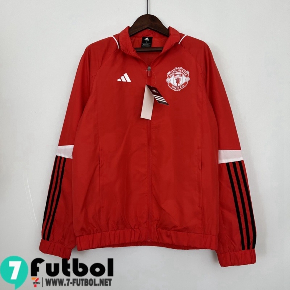 Chaqueta Cazadora Manchester United Rojo Hombre 23 24 WK311