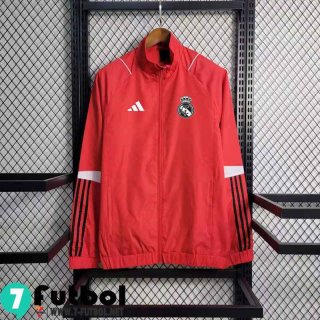 Chaqueta Cazadora Real Madrid Rojo Hombre 23 24 WK318