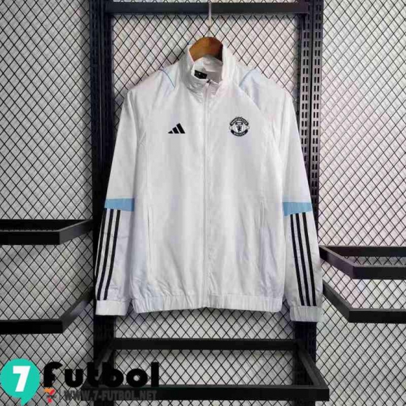 Chaqueta Cazadora Manchester United Blanco, Blanca Hombre 23 24 WK354