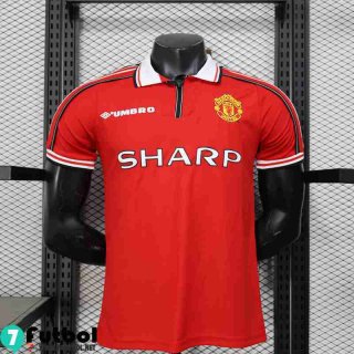 Retro Camiseta Futbol Manchester United Primera Hombre 98 99 FG803