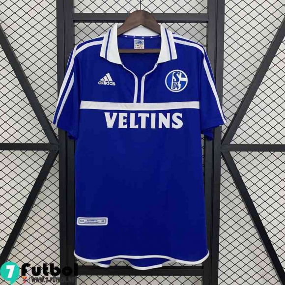 Retro Camiseta Futbol Schalke 04 Primera Hombre 01 02 FG806