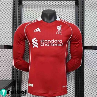 Camiseta Futbol Liverpool Primera Hombre Manga Larga 25 26