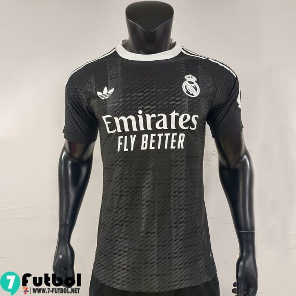 Camiseta Futbol Real Madrid Porteros negro Hombre 25 26