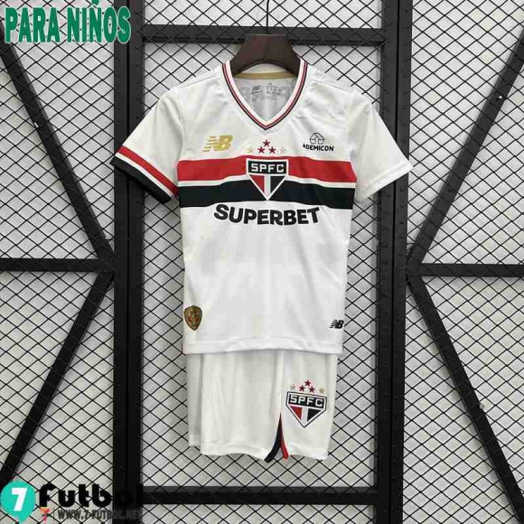 Camiseta Futbol Sao Paulo Primera Nino 25 26