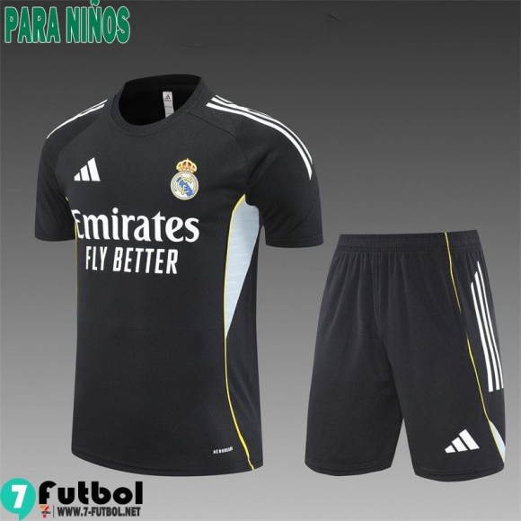 KIT: T Shirt Real Madrid Nino 25 26 H479