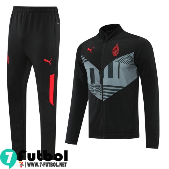Chaquetas AC Milan gris oscuro Hombre 2022 2023 JK327 Chaquetas AC Milan gris oscuro Hombre 2022 2023 JK327