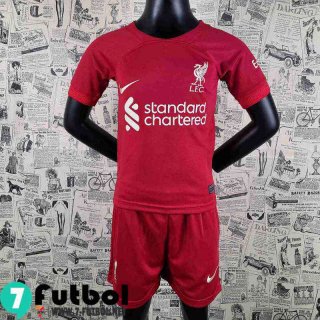 Camiseta Futbol Liverpool Primera Niños 2022 2023