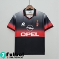 Retro Camiseta Futbol AC Milan Negro Hombre 95 96 FG104