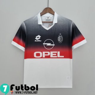 Retro Camiseta Futbol AC Milan Negro Hombre 95 96 FG105
