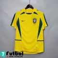 Retro Camiseta Futbol Brasil Primera Hombre 2002 FG115