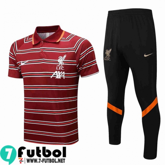 Polo Futbol Liverpool Rojo Hombre 2021 2022 PL409