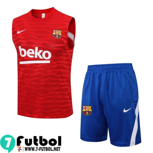 Sin Mangas Barcelona Rojo Hombre 2021 2022 PL424