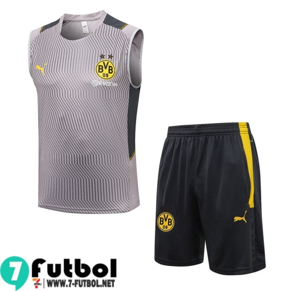 Sin Mangas Dortmund gris oscuro Hombre 2021 2022 PL435