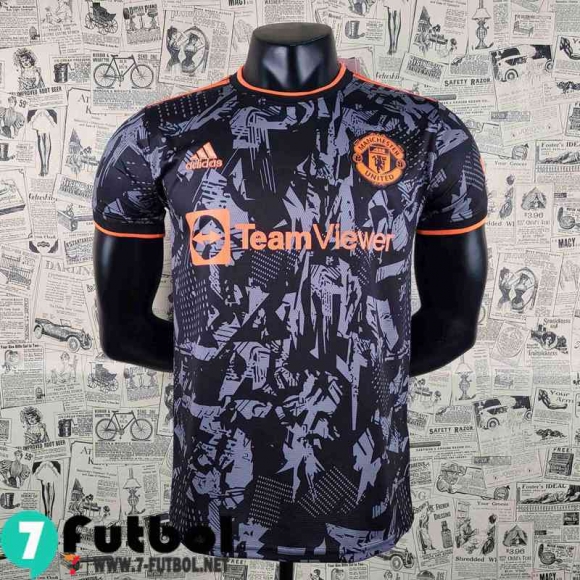 T-Shirt Manchester United negro Hombre 22 23 PL353