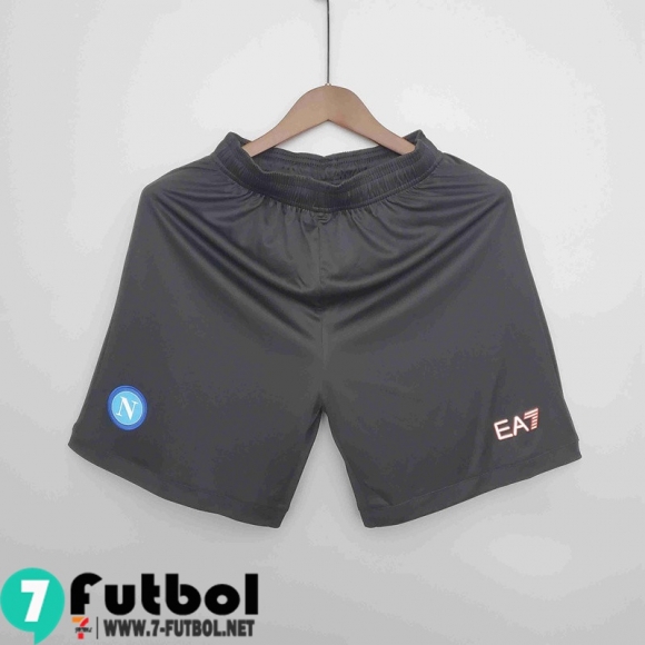 Pantalon Corto Futbol Napoli negro Hombre 2021 2022 DK117