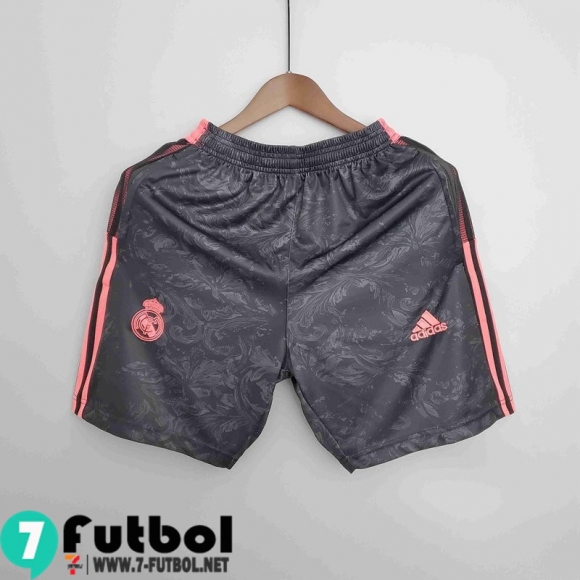 Pantalon Corto Futbol Real Madrid negro Hombre 2021 2022 DK118