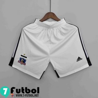 Pantalon Corto Futbol colo colo Blanco Hombre 2022 2023 DK126