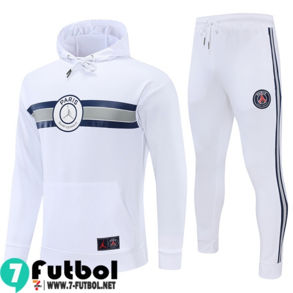 Sudaderas Deportivas PSG Blanco Hombre 2021 2022 SW37