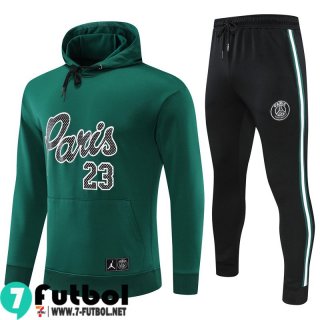 Sudaderas Deportivas PSG verde Hombre 2021 2022 SW38