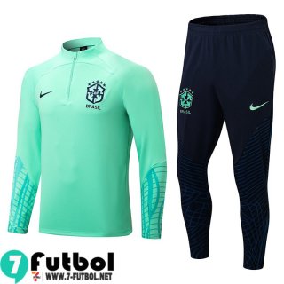 Chandal Futbol Brasil verde Hombre 2022 2023 TG244