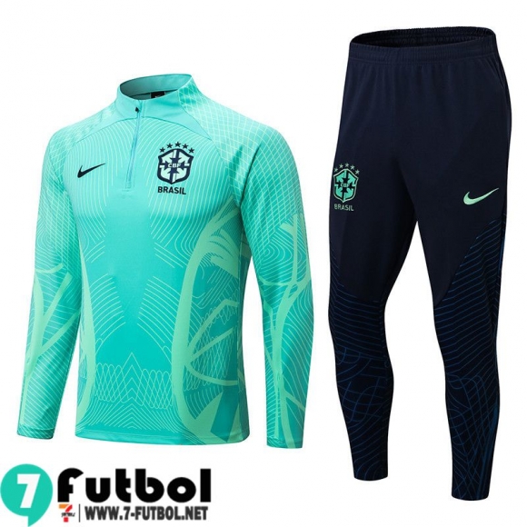 Chandal Futbol Brasil verde Hombre 2022 2023 TG245