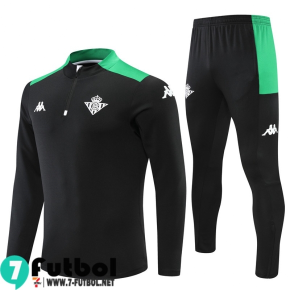 Chandal Futbol Real Betis negro Hombre 2022 2023 TG256