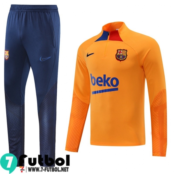 Chandal Futbol Barcelona naranja Hombre 2022 2023 TG272