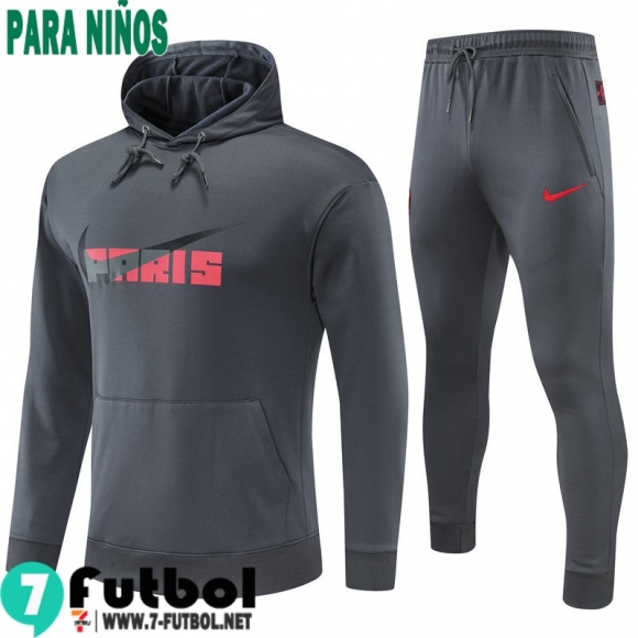 Sudaderas Deportivas PSG gris Niños 2022 2023 TK260