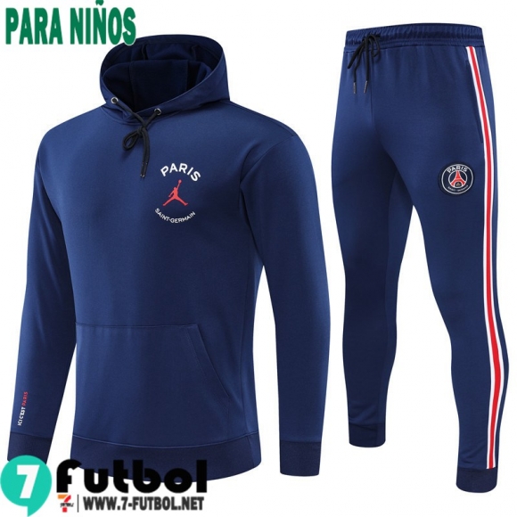 Sudaderas Deportivas PSG azul Niños 2022 2023 TK261