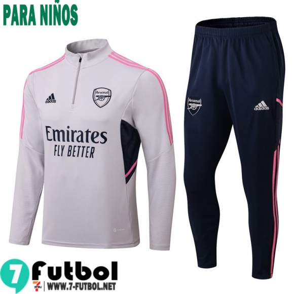 Chandal Futbol Arsenal gris Niños 2022 2023 TK271