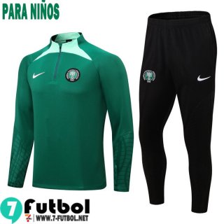 Chandal Futbol Nigeria verde Niños 2022 2023 TK279