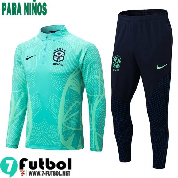 Chandal Futbol Brasil verde Niños 2022 2023 TK282