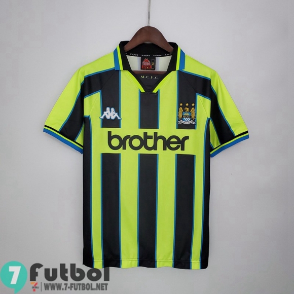 Retro Camiseta Del Manchester City Segunda RE76 98/99