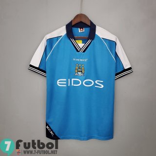 Retro Camiseta Del Manchester City Primera RE124 99/01