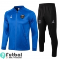 Chaquetas Futbol PSG Paris Color azul + Pantalon JK40 2021 2022